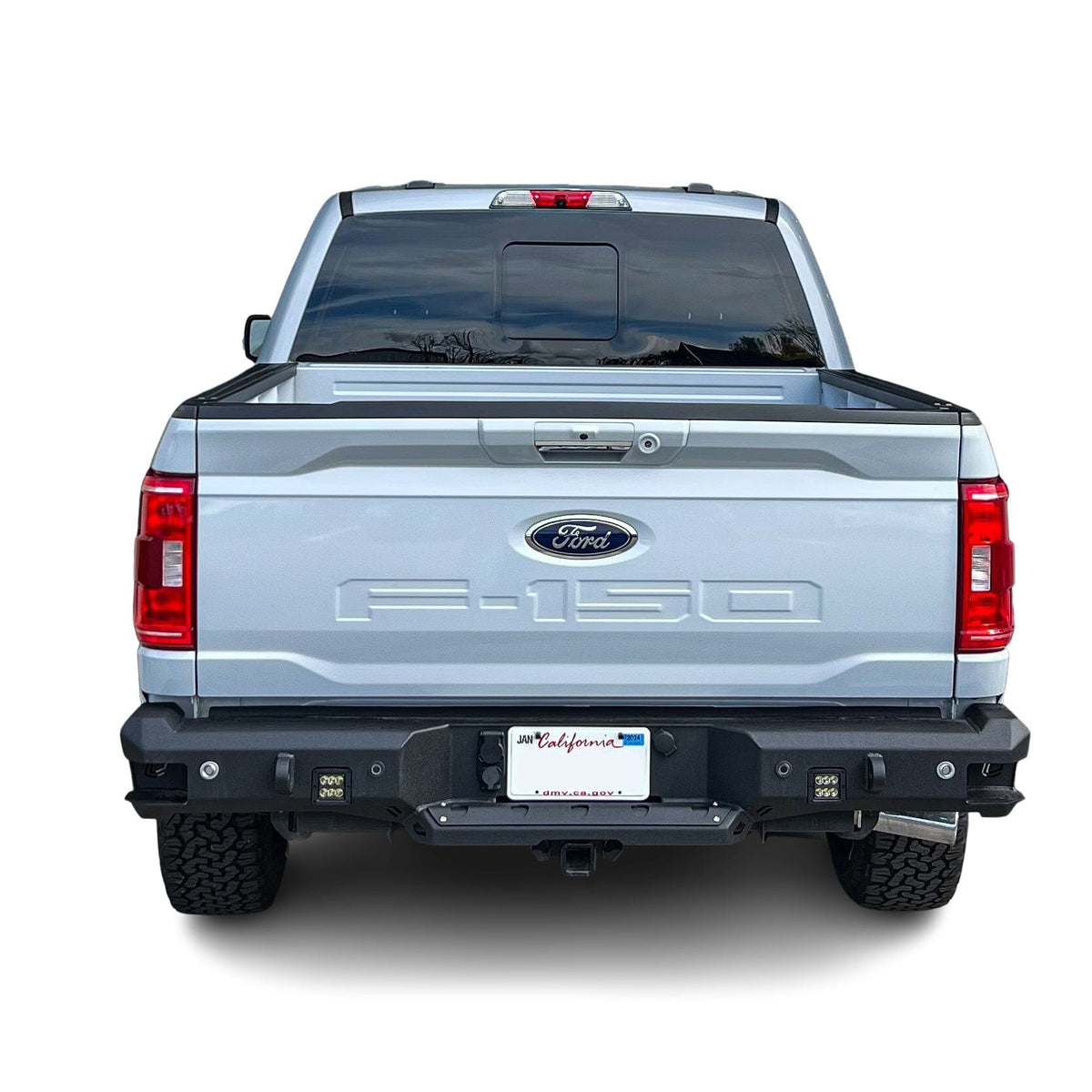 Heavy-Duty 2021-2023 Ford F150 with the Octane Rear Bumper by Chassis Unlimited Inc. 