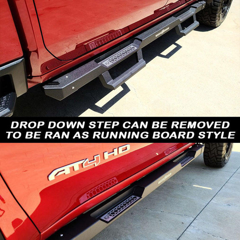 Attitude Modular Side Steps - Black -2005-2022 Tacoma Double Cab Chassis Unlimited Inc. 