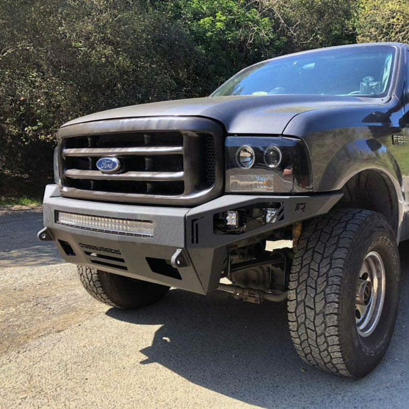 TrailReady PN 12301P Front Bumper Ford F450/F550 Superduty 2001-2004 Winch Ready TrailReady PN 12301P Front Bumper Ford F450/F550 Superduty 2001-2004 Winch Ready