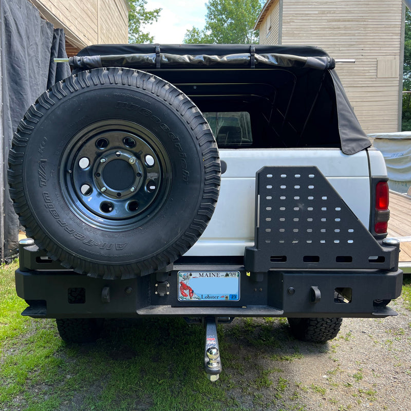 Durable 1994-2002 RAM 1500/2500/3500 Octane dual swing out rear bumper Chassis Unlimited Inc. 