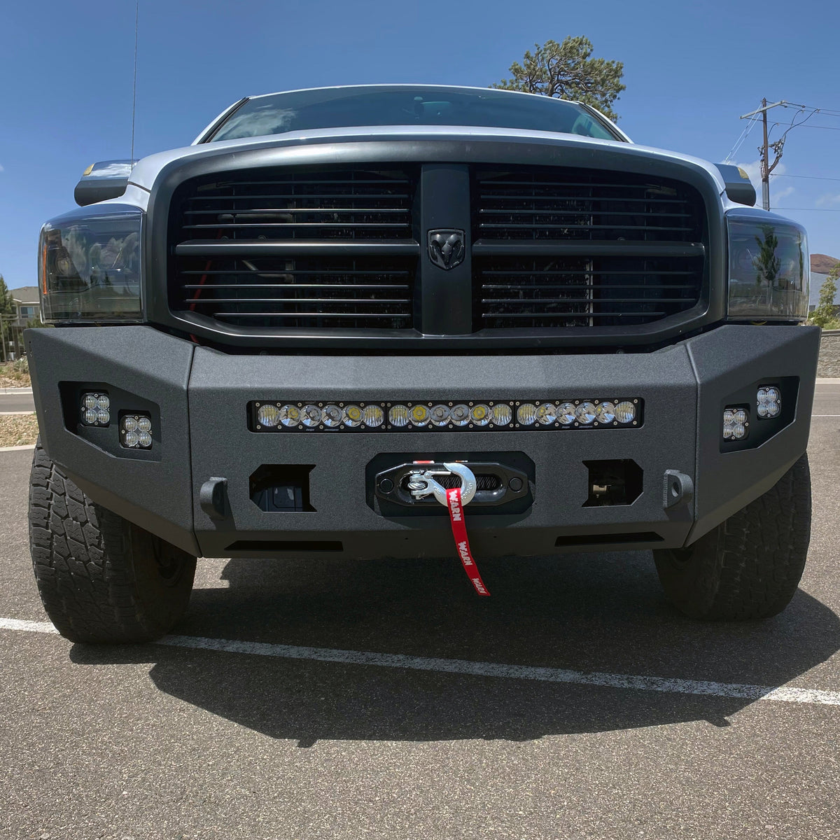 2006-2009 Front Bumper RAM 2500/3500 ATTITUDE SERIES FRONT WINCH BUMPER Chassis Unlimited Inc.