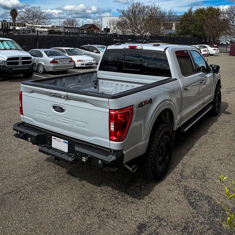 2021-2023 Ford F150 with the Octane Rear Bumper by Chassis Unlimited Inc. 