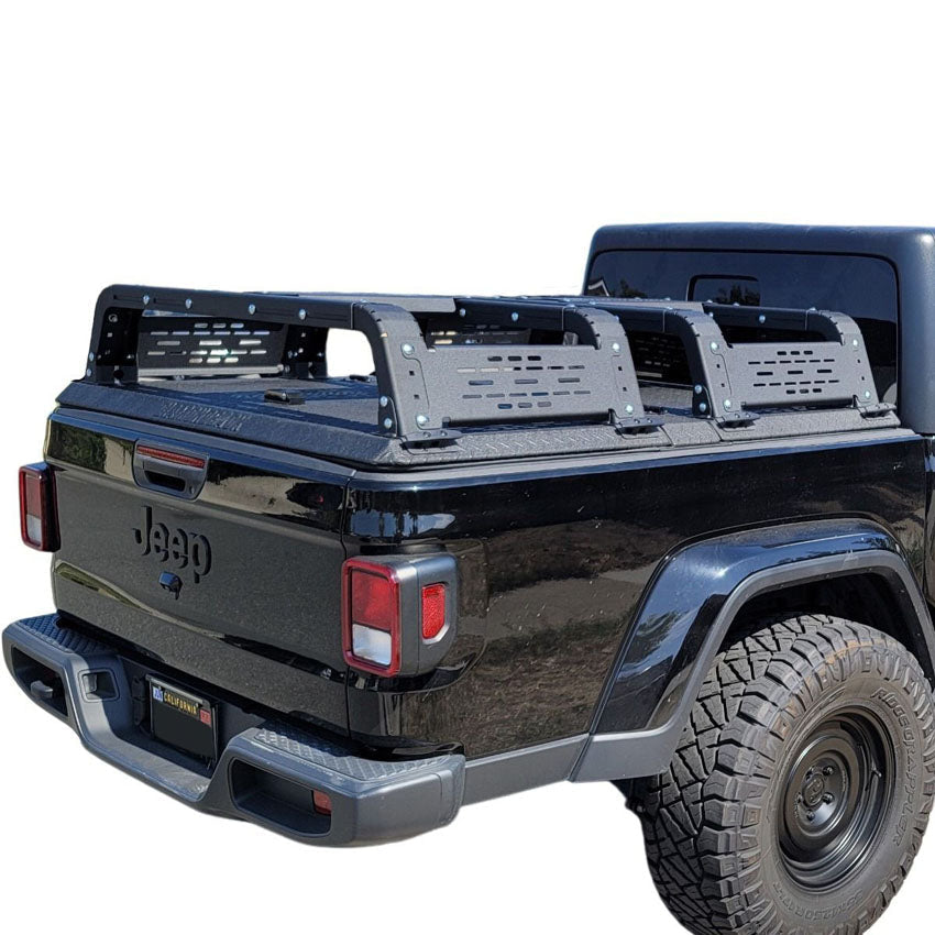 THORAX BED RACK SYSTEM- FITS DIAMOND BACK COVERS 2020-2022 JEEP GLADIATOR Chassis Unlimited Inc. 