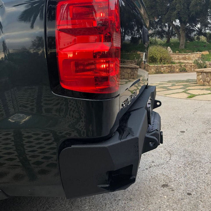 2014-2018 chevy silverado 1500 rear bumper with parking sensors