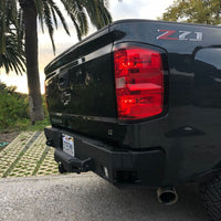 2014-2018 chevy silverado 1500 rear bumper with parking sensors