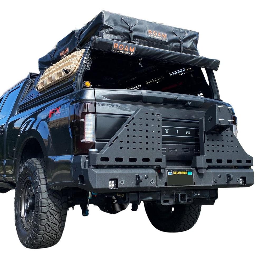 2017-2022 FORD SUPERDUTY F250/F350 DUAL SWING OUT REAR BUMPER Chassis Unlimited Inc. 