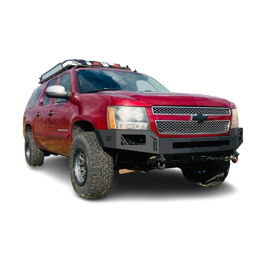 2007-2014 CHEVY TAHOE/SUBURBAN/AVALANCHE OCTANE FRONT WINCH BUMPER Chassis Unlimited Inc. 